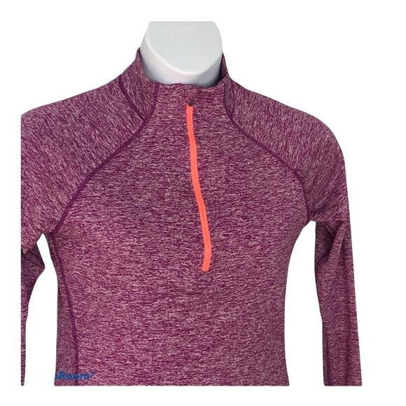 Tangerine Quarter Zip Pullover Reflective Pullover size Medium - Picture 7 of 15